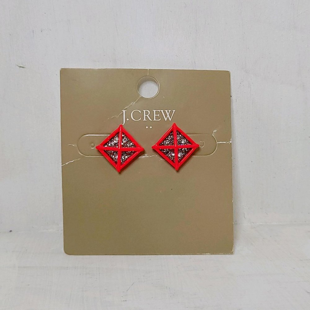 **SALE** 3/20.00 // J. Crew Earrings, Geometric, Retro, Pink